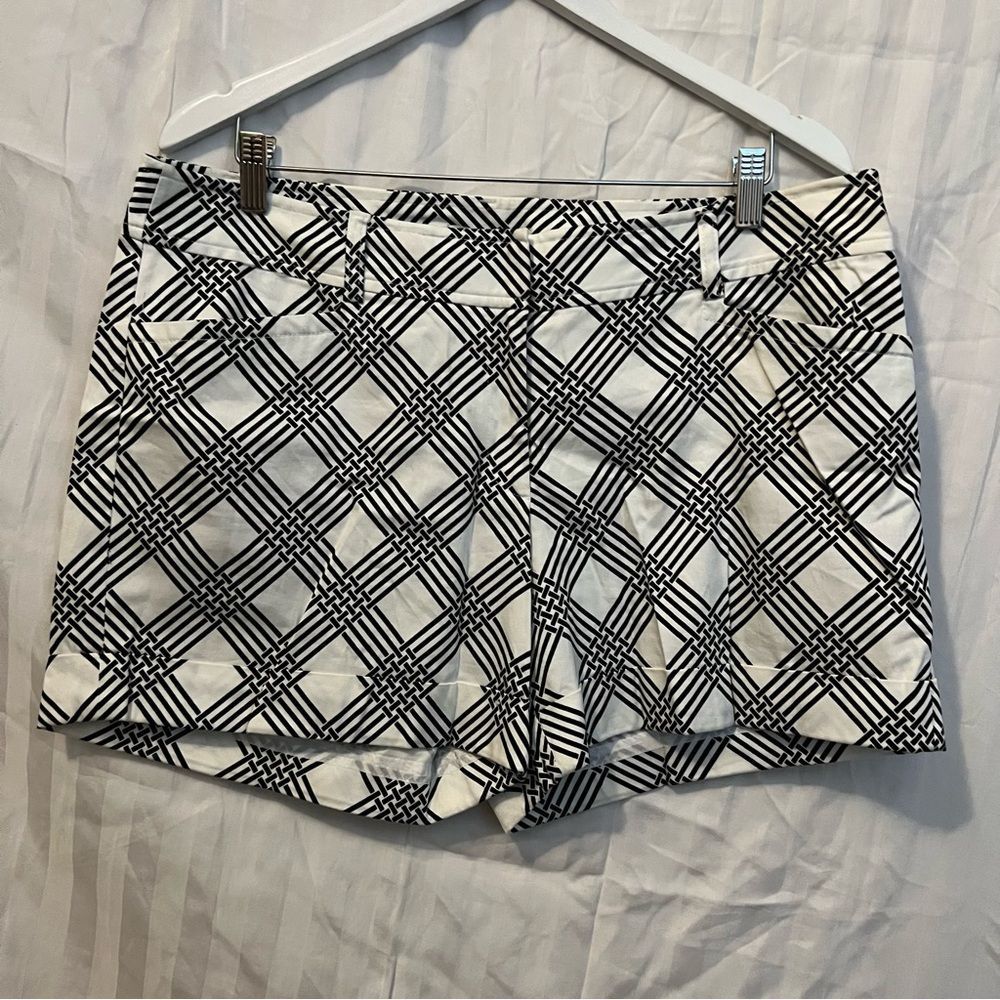 Black and White Shorts